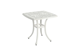 Bistro Set 3 Piece Rustproof Cast Aluminum Patio Furniture Sets 2 Chairs and 1 Round Table Outdoor, Garden,
Patio, Balcony, white