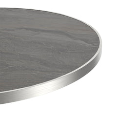 Round Modern Dinning Table 31.5 inches Bistro Table Tulip Table with Faux Marble top,Easy Assemble,Sturdy Metal Frame Diameter