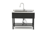 Stainless Steel Utility Sink, Freestanding Sink 1