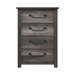 Gray Finish 4-Drawers Storage Chest 1pc Wooden Furniture Traditional Design