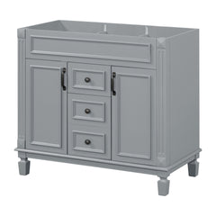 36'' Bathroom Vanity without Top Sink, Cabinet only, Modern Bathroom Storage Cabinet with 2 Soft Closing Doors and 2 Drawers