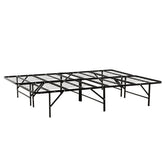 Metal Platform Bed Base - Cal King Size Mattress Foundation Bed Frame, Black