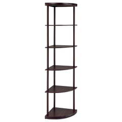 Cappuccino Corner Bookcase