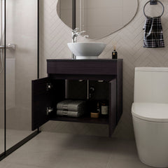 Wengue Bathroom Vanity with 2 Doors