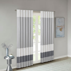 Polyoni Pintuck Curtain Panel(Only 1 Pc Panel)