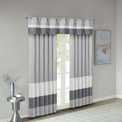 Polyoni Pintuck Curtain Panel(Only 1 Pc Panel)