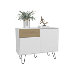 Sideboard, 2 Doors, 1 Drawer, 4 Shelves