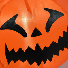 HOMCOM 5.9' Halloween Inflatable Outdoor Decoration Ghost with Pumpkin, Blow Up LED Yard Decor for Garden, Lawn, Party, Holiday, Waterproof, Purple
