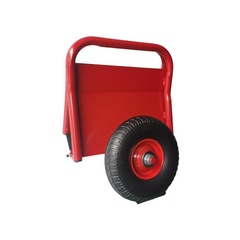 Super Weight 1000 LBS Heavy Duty Panel Dolly, Slab Dolly, Two Nice Handles, 10" Solid Rubber Tires, All-Terrain Movement for Heavy Drywall Sheet & Door Material (Red)