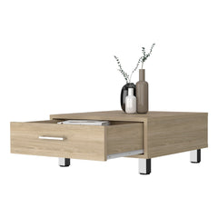 Myers Coffee Table, Four Legs, One Drawer