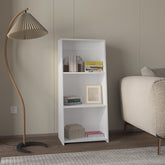 Anthem Bookcase in Melamine with Three Shelves, White