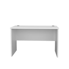 FM FURNITURE Rough Rock Minimalist Home Office Work Desk with Cable Management . White
