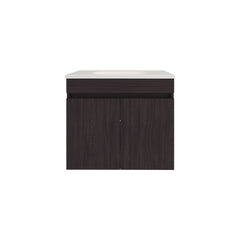 FM FURNITURE Rainbow City Vanity with 2 Doors, Wengue