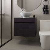 Sheridan Bathroom Vanity with 2 Doors, Wengue