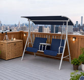 Swing Chair,Outdoor Porch Swing ,for Garden, Poolside, Backyard