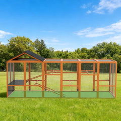 Wooden Chicken Coop for 6 - 10 Chickens