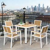 Outdoor Dining Furniture Set,5pc Patio Table and Chairs Set