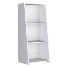 Bookcase 47" H, 3 shelves, White