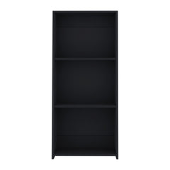 Bookcase 47" H, 3 shelves, Black