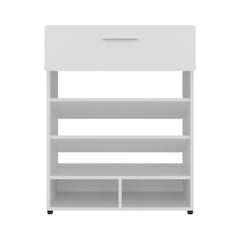 Shoe Rack, 1 Door, 4 Legs, 5 Shelves