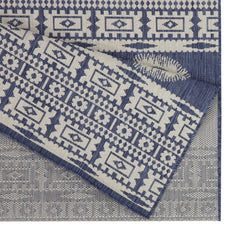 Sunshine GC_HAR2022 Blue 2 ft. 7 in. x 7 ft. 3 in. Indoor/Outdoor Area Rug