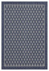 Sunshine GC_HAR2007 Blue 2 ft. 7 in. x 7 ft. 3 in. Indoor/Outdoor Area Rug