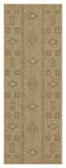Earth GC_NTL1002 Jute/Mocha 2 ft. 7 in. x 7 ft. 3 in. Indoor/Outdoor Area Rug