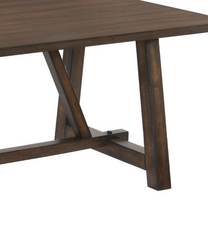 Kaelyn Dark Oak Finish Dining Table