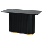 63.00"L Counter Table -Black