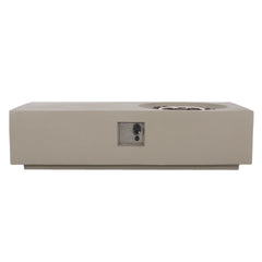 RECTANGLE 14.75" MGO FIRE PIT - 50 000 BTU
