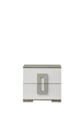 Olivia Contemporary Style 2-Drawer Night stand Made with Wood in White same asG150108652 (NJ inventory)