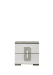 Olivia Contemporary Style 2-Drawer Night stand Made with Wood in White same asG150108652 (NJ inventory)