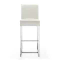 Barstool in Pearl White