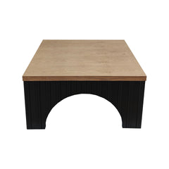 Rustic Square Coffee Table - Modern Farmhouse Style