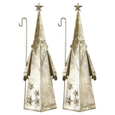 6x3x16.3" Santa Décor, 2 Pack