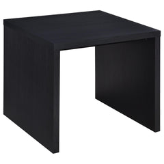 Canyon Black Square Side End Table