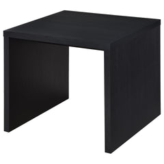 Canyon Black Square Side End Table