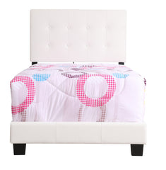 Caldwell G1305-TB-UP Twin Bed , WHITE