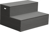 Hot Tub Steps, Universal Spa & Hot Tub Step, Heavy Duty Aluminum Spa Steps, Non-Slip Spa Stairs for Outdoor/Indoor, 600lbs Load Capacity (Gray)