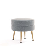 Accent Ottoman in Gray