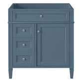 30'' Bathroom Vanity without Top Sink, Modern Bathroom Storage Cabinet with 2 Drawers and a Tip-out Drawer (NOT INCLUDE BASIN)