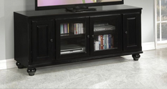 Ferla Black Finish TV Stand