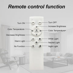 Modern LED Ceiling Light, Flush Mount Ceiling Light with Dimmable Remote Control, 6Rings Acrylic Ceiling Light Fixture for Bedroom, Living Room, Kitchen, Office Lamps (6 Heads)