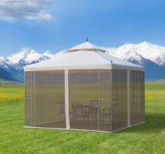Gazebo Patio Gazebo Double Roof Outdoor Gazebo Canopy Shelter