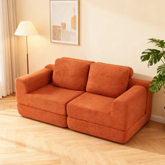 Convertible Folding Sofa Bed, Multi-Functional Sleeper Chair with Memory Foam and Back Support – Portable Futon Couch for Living Room, Bedroom, or Small Spaces.