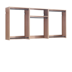 Devi Oak Wall Mounted Wood Closet System