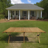 Multi-Function Wooden Foldable Portable Patio Dining Table, Natural
Indoor and outdoor universal ,Natural