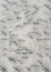 Geometrix GC_DIM1003 Gray 5 ft. 3 in. x 7 ft. 3 in. Area Rug
