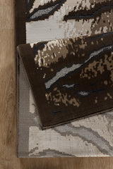 Hide GC_CHD1001 Brown 5 ft. 3 in. x 7 ft. Area Rug