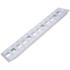Heavy-Duty Ramps with Top Hook Attaching End, Universal Loading Ramp for Motorcycle, Tractor, ATV/UT 72" X 14" 6600 LBS 1 Pair 2 Ramps Silver Aluminum
